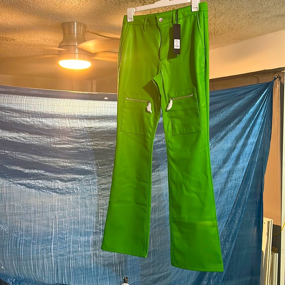 Fashion nova men green pants size 32